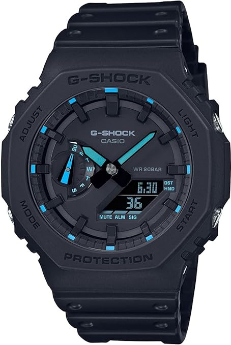 Relógio Casio G-Shock GA-2100-1A2DR Neon Accent Series
